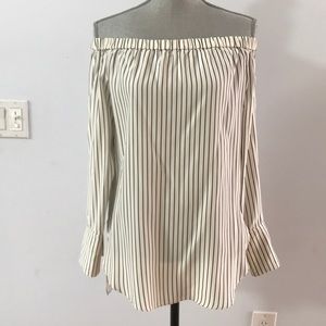 Rag & Bone Greta cold shoulder M silk NWT